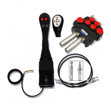ZESTAW 2SEK TURA ROZDZIELACZ 80L JOYSTICK 2P LINKI